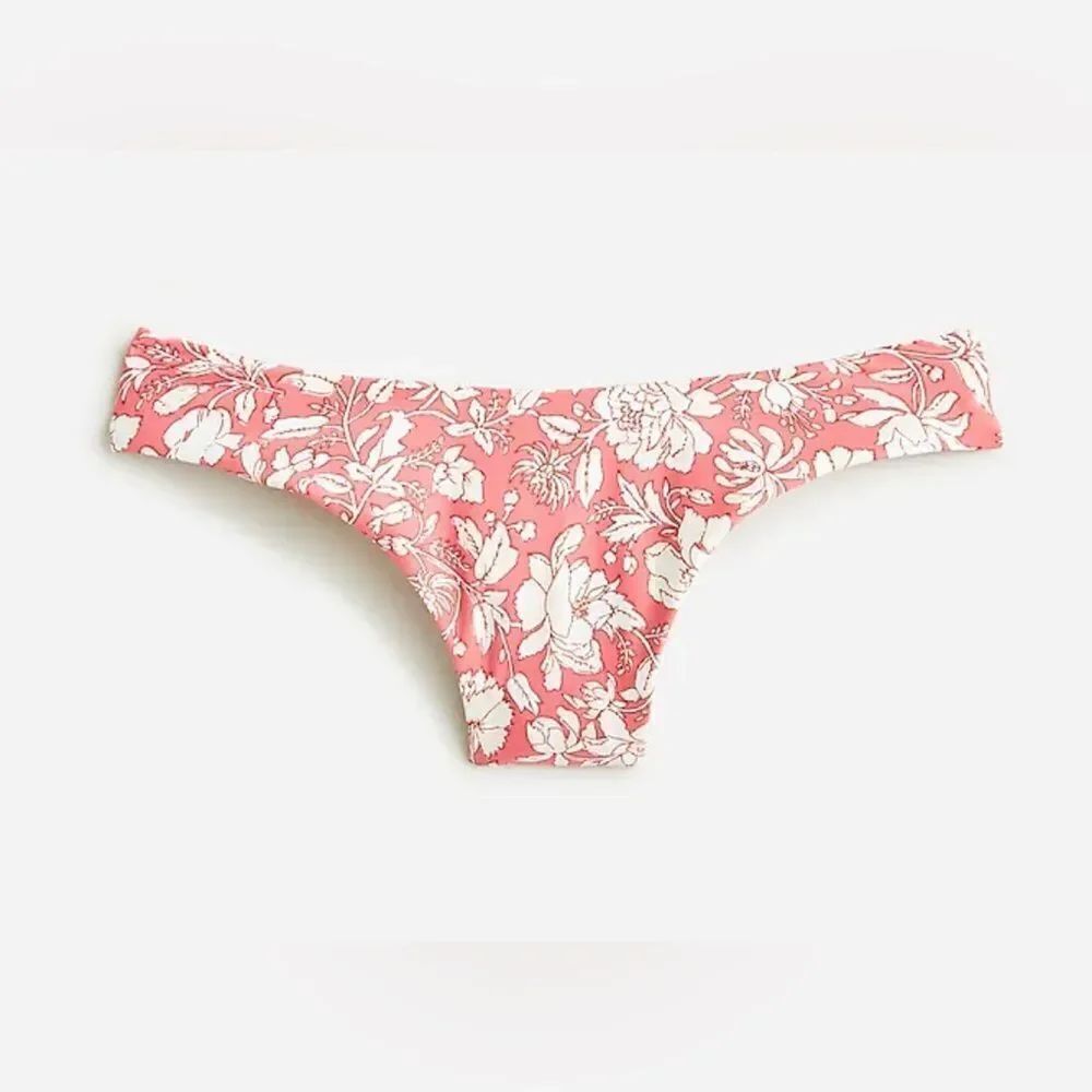 J.Crew Curved-waist cheeky bikini bottom in tossed floral NWT Size XXL